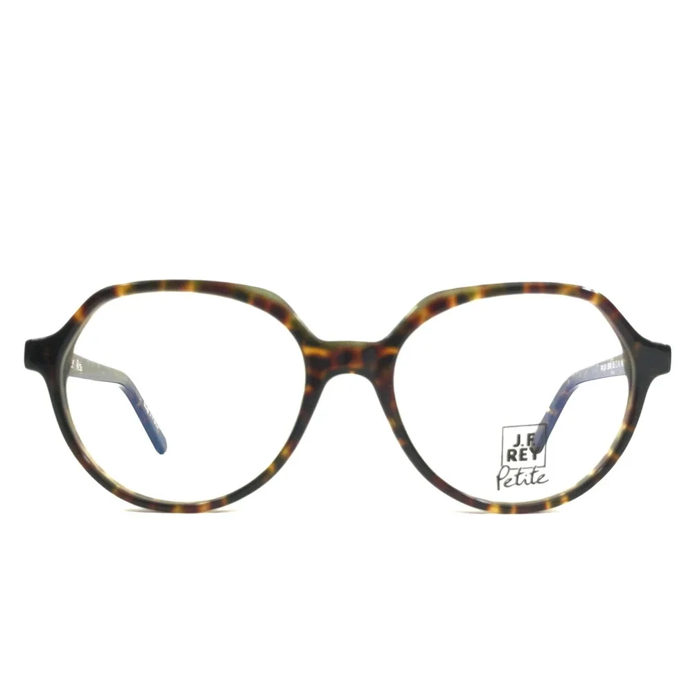 J.F. Rey Petite Eyeglasses Frames PA104 9040 Panther Green Tortoise 50-16-140